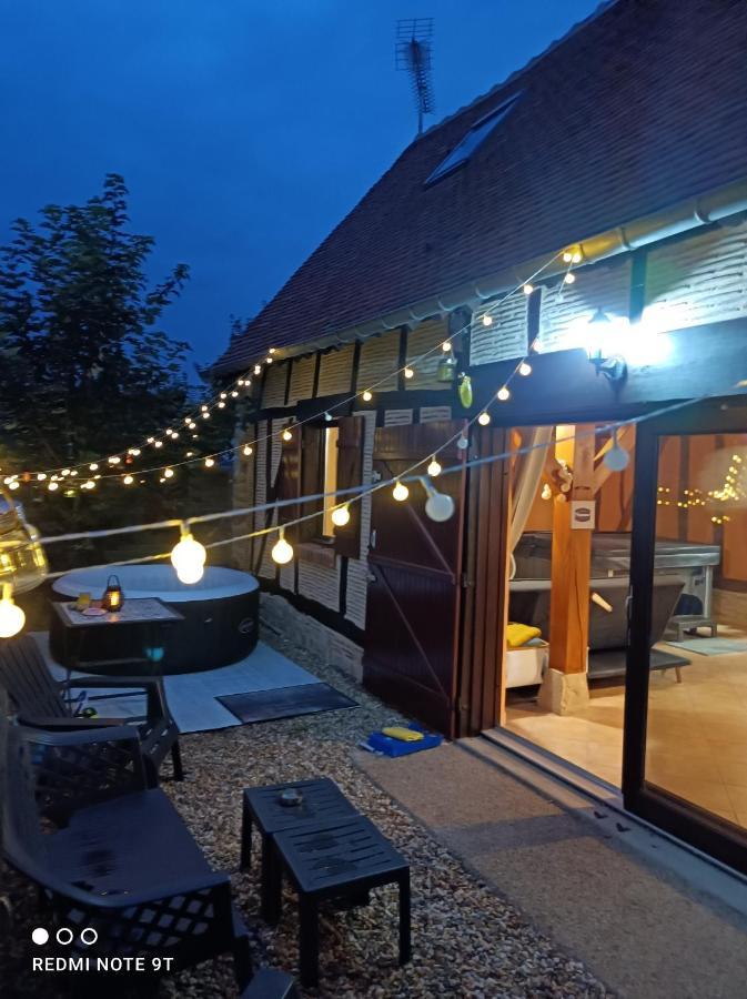 Villa classé 1h30 Paris jusqu'à 6 personnes SPA intérieur et extérieur pleine campagne Ladon Exterior foto
